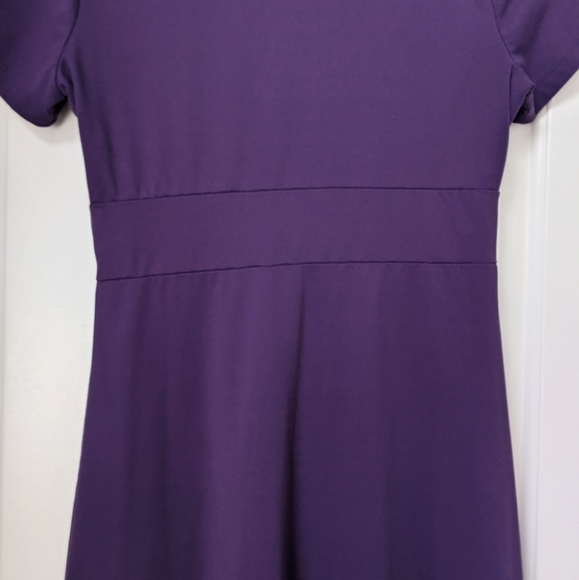 EDDIE BAUER Travex Deep Purple/ Eggplant/Plum Color Dress - Picture 7 of 11